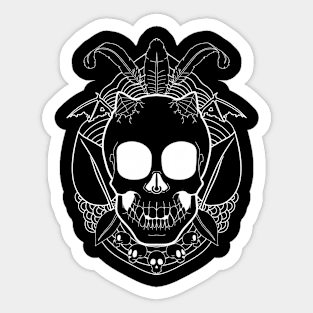 skull devil Sticker